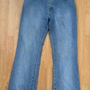 Vintage Parasuco Y2K Italy Made Light Wash Bootcut Stretch Jeans Size 31